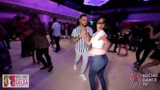 Ernesto Bulnes amp Michelle Melo  Salsa social dancing  Goya New York Int Salsa Congress 2019 [upl. by Enomed900]