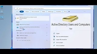 How To Install Active Directory Users And Computers On Windows 11 Management Console [upl. by Siderf]