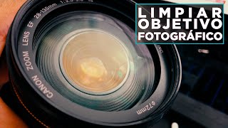 Remueve POLVO del INTERIOR de tus OBJETIVOS FOTOGRÁFICOS [upl. by Ttocs]