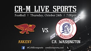 HS Football Ankeny at CR Washington 102424 [upl. by Cowen]