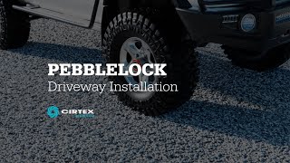 PebbleLock  Driveway Paving  Easy Install Guide [upl. by Conlon]