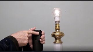 How to upgrade or convert LED table lamp to dimming by installing in line dimmer [upl. by Cati]