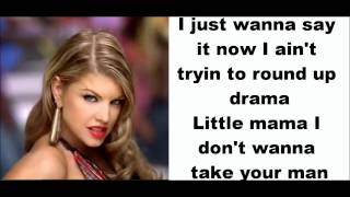 Lyrics Fergalicious  Fergie [upl. by Inacana777]