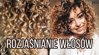 ROZJAŚNIANIE kręconych włosów  Od czego zacząć Zalety i wady  Curly Madeleine [upl. by Wyatt]