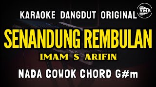 SENANDUNG REMBULAN  IMAM S ARIFIN  KARAOKE DANGDUT ORIGINAL  NADA COWOK [upl. by Mancino838]