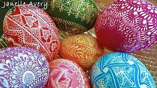 DIY Tutorial  Egg Art  How to Make Scratch Eggs with Janelle Avery [upl. by Lilas]