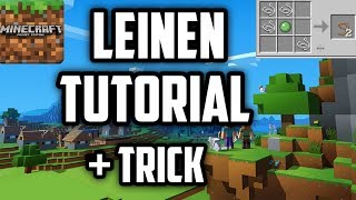 Leinen Tutorial  Trick 2020 German  Minecraft [upl. by Ahsirt367]