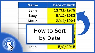 How to Sort by Date in Excel in a Quick and Convenient Way [upl. by Illek]