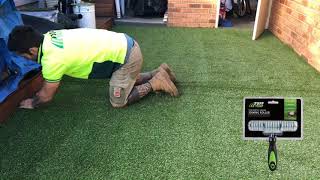 How To Install Turf On A Hard Surface [upl. by Asecnarf]