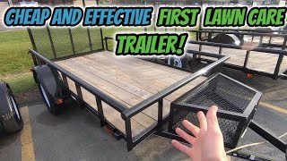 Great First Lawn Care Trailer Options  Cheap and Effective  Plus Fanmail [upl. by Johnathon]