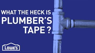 What the Heck is Plumbers Tape  DIY Basics [upl. by Blaise]