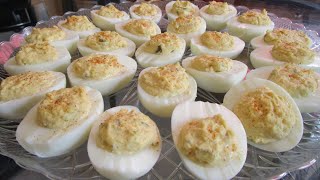 How to make Deviled Stuffed eggs [upl. by Haikan]