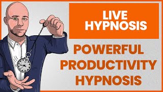 Productivity Hypnosis  Hypnotherapy for Getting Things Done GTD [upl. by Eigger]