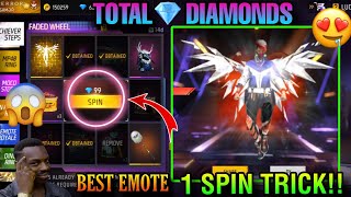 FREE FIRE NEW ARRIVAL ANIMATION EMOTE KITNE DIAMOND MEIN NIKALEGAACHIEVER STEPS EMOTE 1 SPIN FF [upl. by Venditti342]