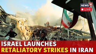 Israel Iran War LIVE  Israel Launches Retaliatory Strikes On Iran  Israel War LIVE  N18G [upl. by Namlaz]