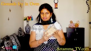 How to Roast Fry GroundnutsPeanuts in Microwave Oven by Attamma TV [upl. by Nayra]