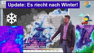 Update Es riecht nach Winter Modelle sehen mittelfristig Schnee amp Frost Viel BerglandSchnee [upl. by Retepnhoj]