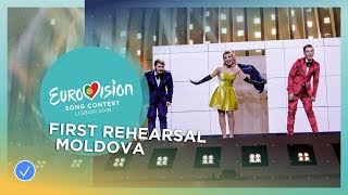 DoReDoS  My Lucky Day  First Rehearsal  Moldova  Eurovision 2018 [upl. by Nelda]