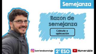 RAZÓN DE SEMEJANZA ¿QUÉ es ¿CÓMO se calcula  EXPLICACIÓN y EJEMPLOS RESUELTOS de aplicaciones [upl. by Amandie201]