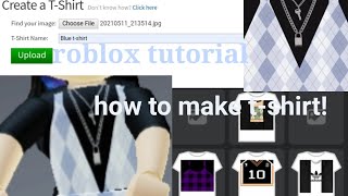 how to make tshirts in roblox mobile [upl. by Adiaros211]