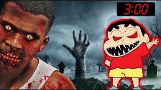 GTA 5  Zombie Horror Story With SHINCHAN In GTA 5  FRANKLIN and SHINCHAN Horror Zombie Apocalypse [upl. by Dayiz273]