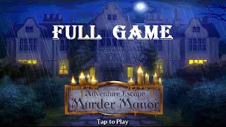 Adventure Escape Murder Manor walkthrough FULL [upl. by Dickerson]