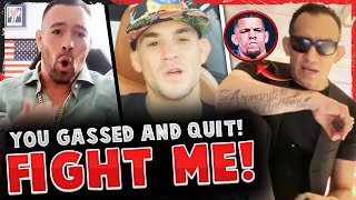 Colby Covington GOES OFF on QUITTER Dustin Poirier Dustin RESPONDS Tony Ferguson BOOKED [upl. by Pomona]