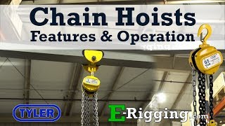 Tyler Tool Manual Chain Hoists Features and Operation [upl. by Eillak]