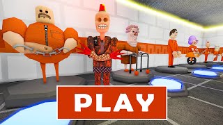 All morphs unlocked Prisoner Barrys Prison Run Obby Full Gameplay roblox obby [upl. by Adnuhsat577]