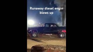 Runaway diesel engine blows up automobile liftedram ramtrucks edit liftedtrucks truck lifted [upl. by Franza569]