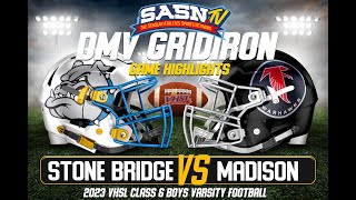 DMV Gridiron Madison Vs Stone Bridge Game Highlights [upl. by Puri]