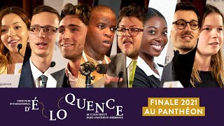 Finale du Concours international déloquence 2021 [upl. by Awjan]