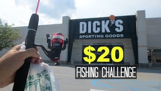 20 Dicks Sporting Goods Fishing Challenge Surprising [upl. by Marla]