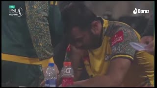 Wahab Riaz is crying after the Match 😭  PZvsIU  Semi Final  PSL 7 [upl. by Justinn]