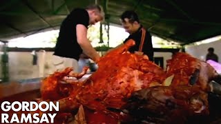 Gordon Ramsay Makes Traditional Goat Biryani in India Part 1 [upl. by Neffirg]