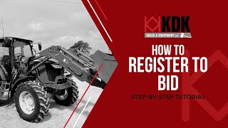 How to register to bid on AuctionTime [upl. by Htes]