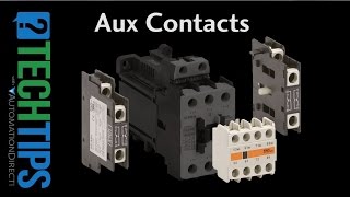 How To Use Aux Contacts with a Motor Contactor  From AutomationDirect [upl. by Nevada]