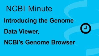 NCBI Minute Introducing the Genome Data Viewer NCBIs Genome Browser [upl. by Schechinger]