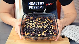 This blueberry cobbler is the easiest healthy dessert ever [upl. by Jocelin]