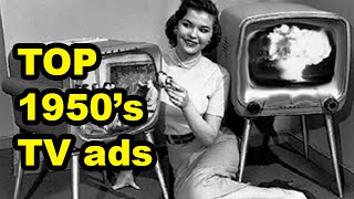 Best 1950s vintage TV commercial ads Old ads compilation Part1 [upl. by Harimas]