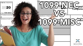 The Difference Between 1099 NEC vs 1099 MISC [upl. by Enyawal]