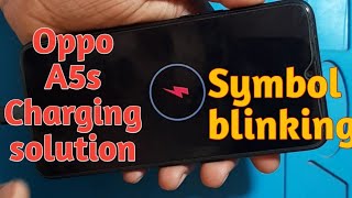 oppo A5s charging problem solution charging symbol blinking 100 solution notcharging 2021 oppo [upl. by Rosco]