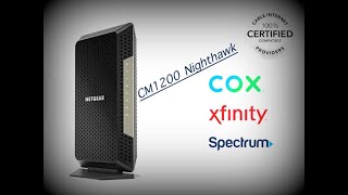 Netgear Nighthawk CM1200 Open Box and Set up [upl. by Imeon]