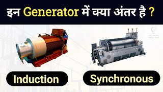 Difference Between Induction Generator and Synchronous Generator  How it works [upl. by Nahttam]