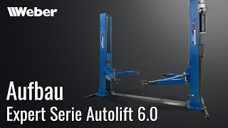 2 Säulen Hebebühne Weber Autolift 60 Aufbau [upl. by Putnam47]