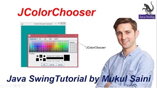 56 Java Swing Tutorial  JColorChooser in java [upl. by Lurleen717]