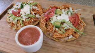 Chicken Tinga Tostada Recipe [upl. by Inez]