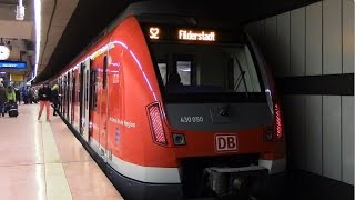 Hauptbahnhof tief  SBahn Stuttgart mit ET 423 und ET 430 [upl. by Iorgos65]