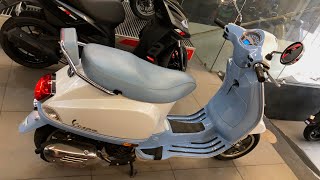 New 2024 Vespa 125 Dual Tone💙Full Review  OnRoad Price  New Features [upl. by Aridaj]