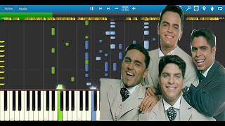 Orquesta Los Adolescentes  Arrepentida  Piano Tutorial [upl. by Nestor]